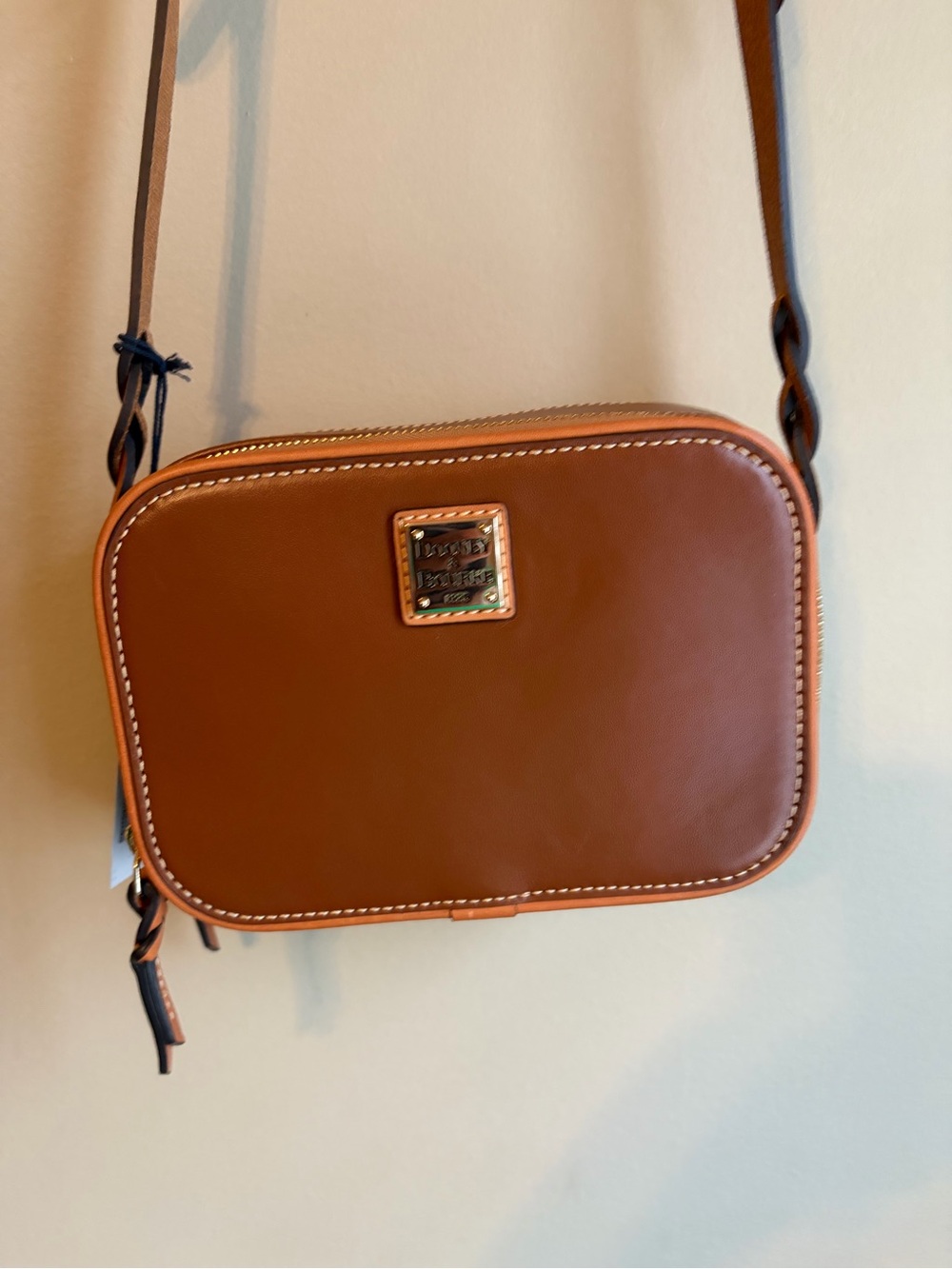 Dooney & Bourke Wexford Brown Leather Crossbody Bag